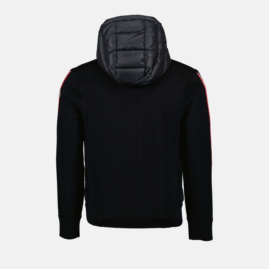Vestes Veste bi-matière Moncler Noir Homme