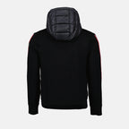 Vestes Veste bi-matière Moncler Noir Homme