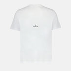 T-shirts T-shirt à logo Moncler Blanc Homme