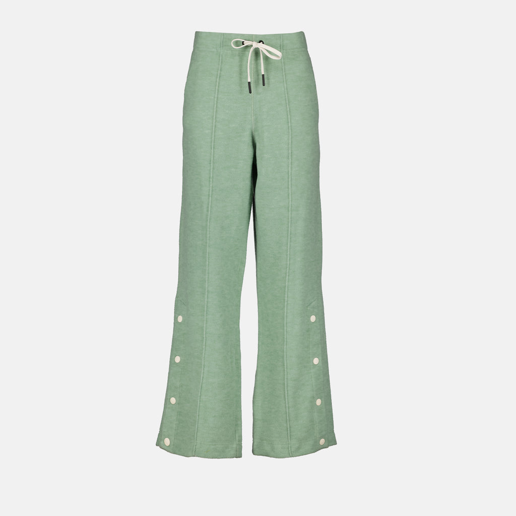 Pantalones Pantalon jogging en velours Moncler Grenoble Verde Femme