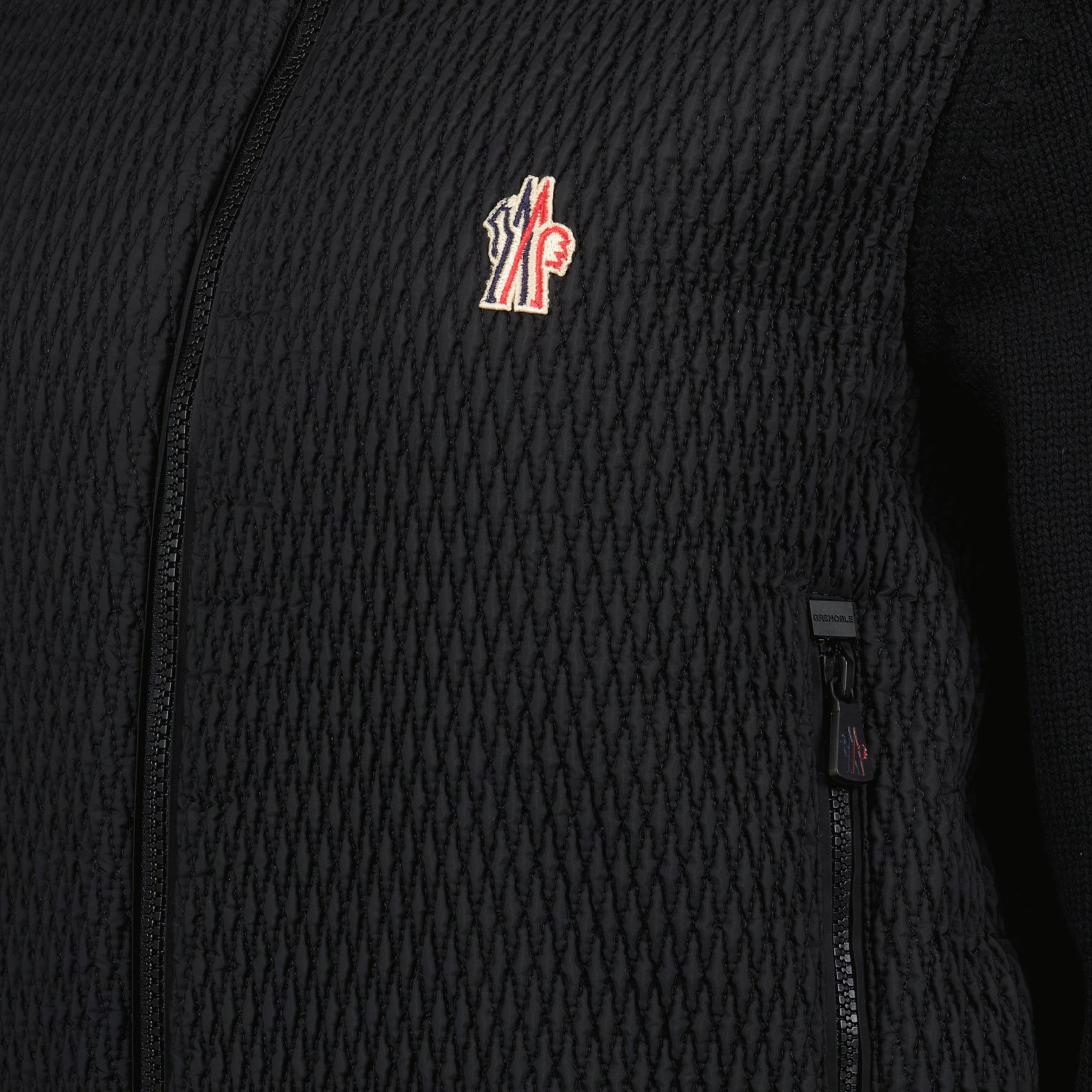 Jacken Veste bi-matière Moncler Grenoble Schwarz Femme