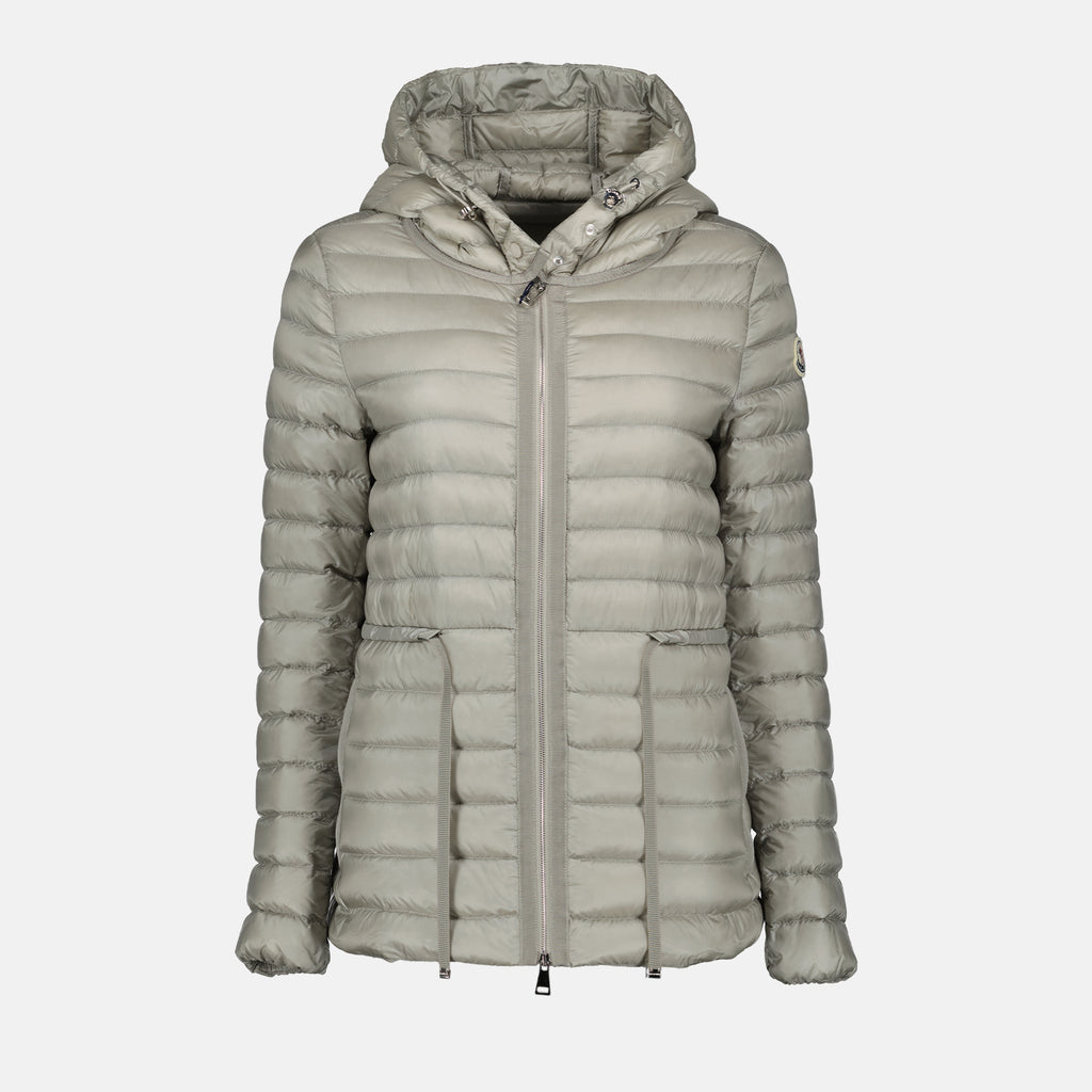 Manteaux Doudoune Raie Moncler Gris Femme