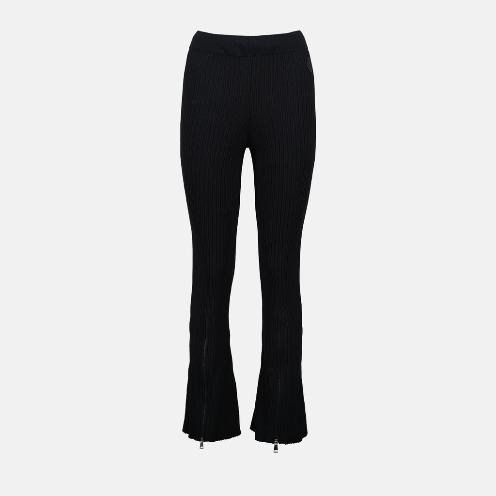 Pantalones Pantalones de Cotelé Moncler Negro Femme