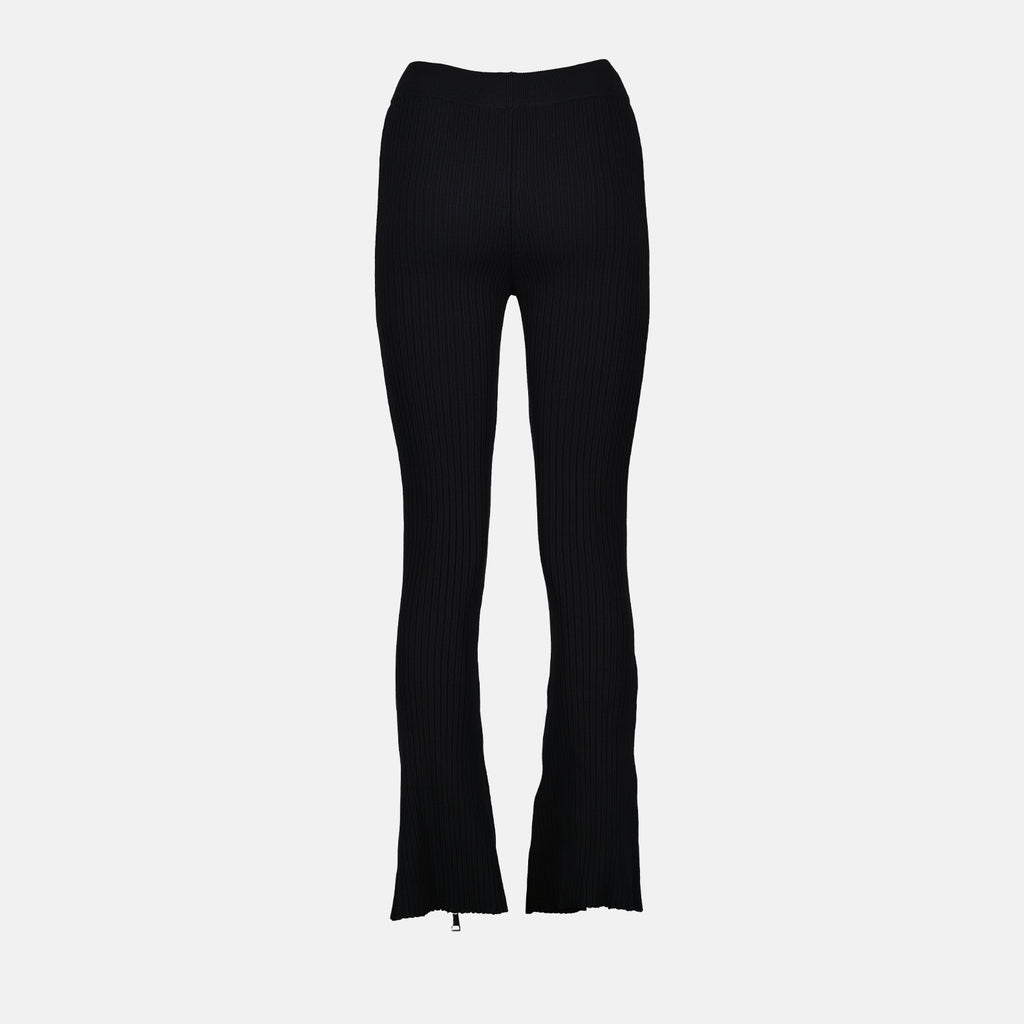 Pantalones Pantalones de Cotelé Moncler Negro Femme