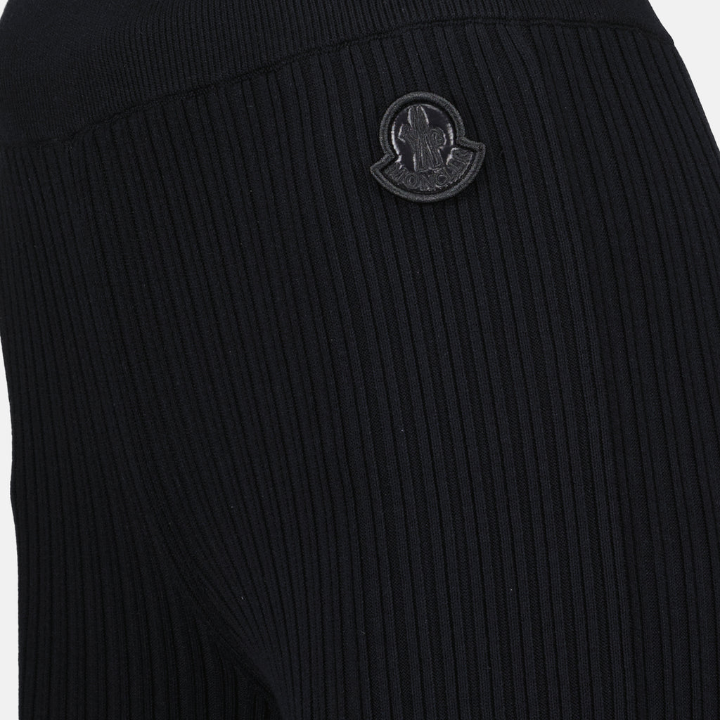 Pantalones Pantalones de Cotelé Moncler Negro Femme