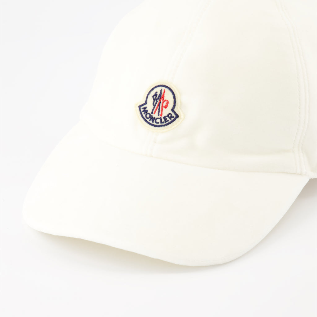 Chapéus, bonés e gorros Gorra de Veludo Moncler Branco Femme