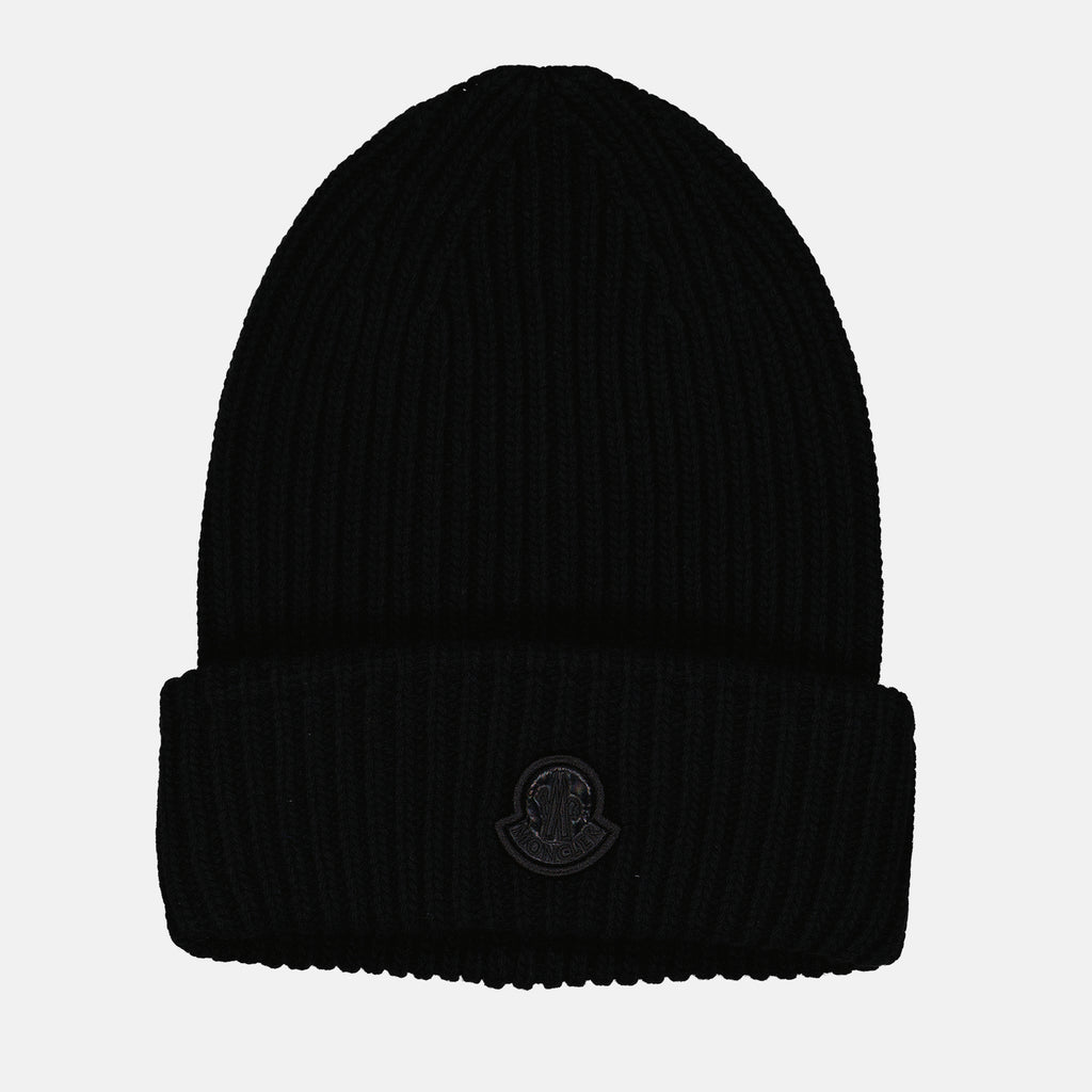Hats, caps and beanies Logo beanie Moncler Black Women