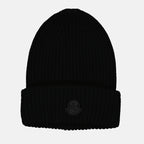 Hats, caps and beanies Logo beanie Moncler Black Women