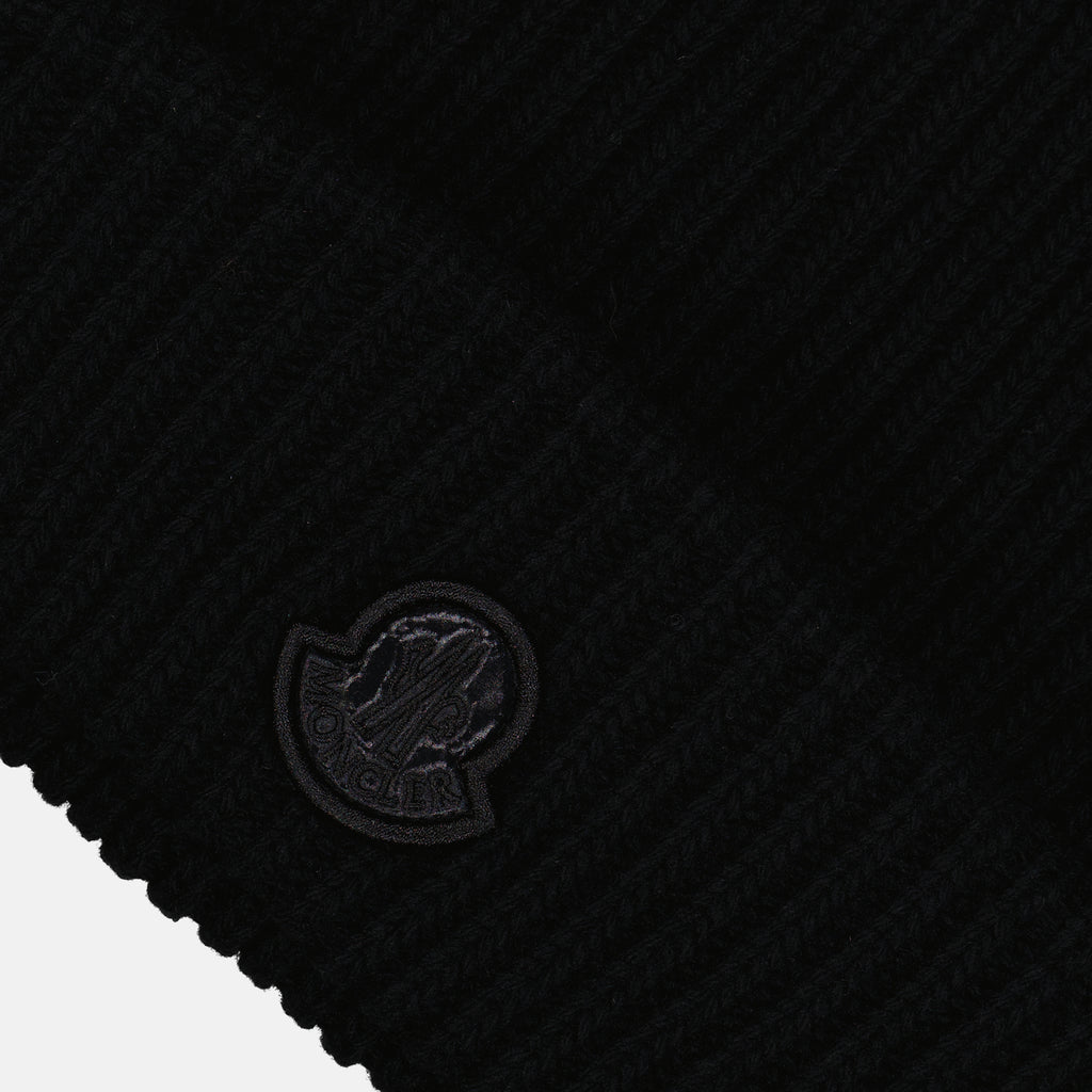 Hats, caps and beanies Logo beanie Moncler Black Women