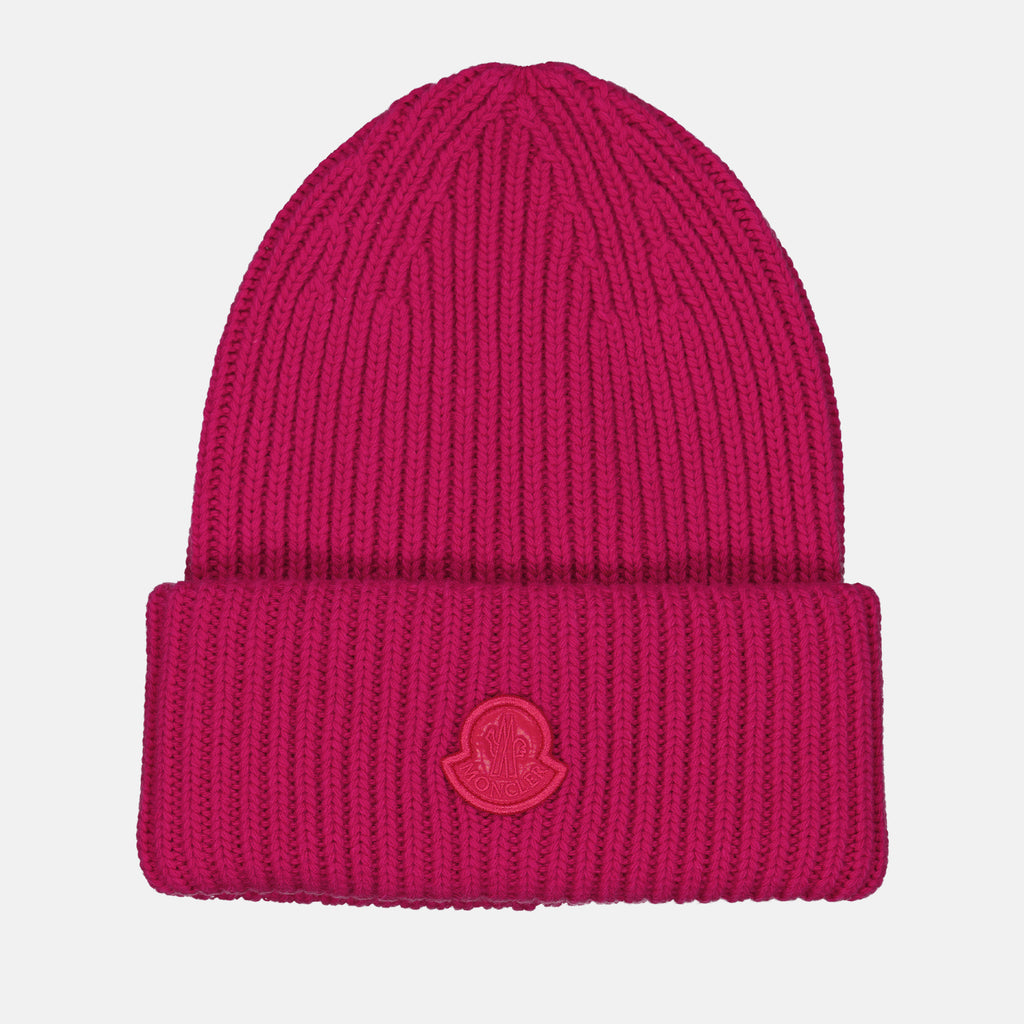 Hats, caps and beanies Logo beanie Moncler Pink Women