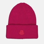 Hats, caps and beanies Logo beanie Moncler Pink Women