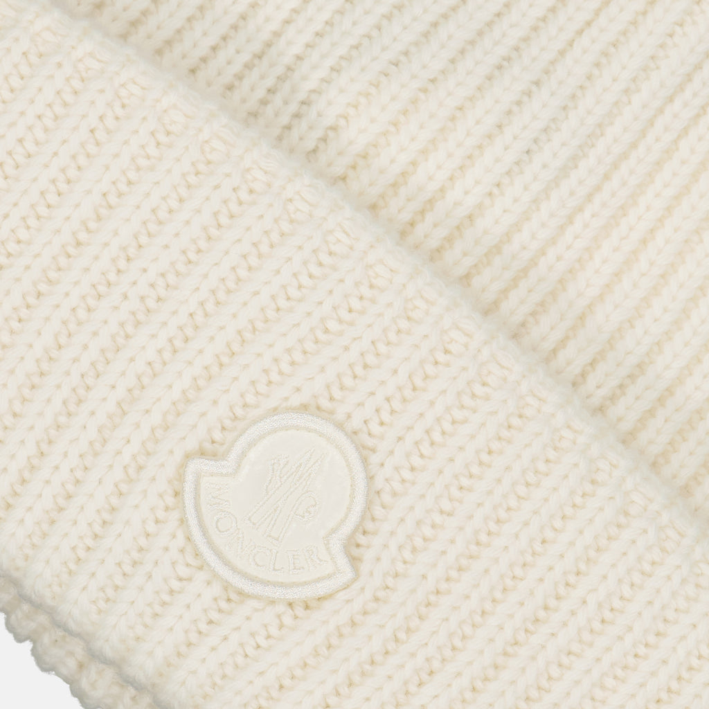 Hats, caps and beanies Logo beanie Moncler White Women