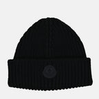 Hats, caps and beanies Logo beanie Moncler Black Man