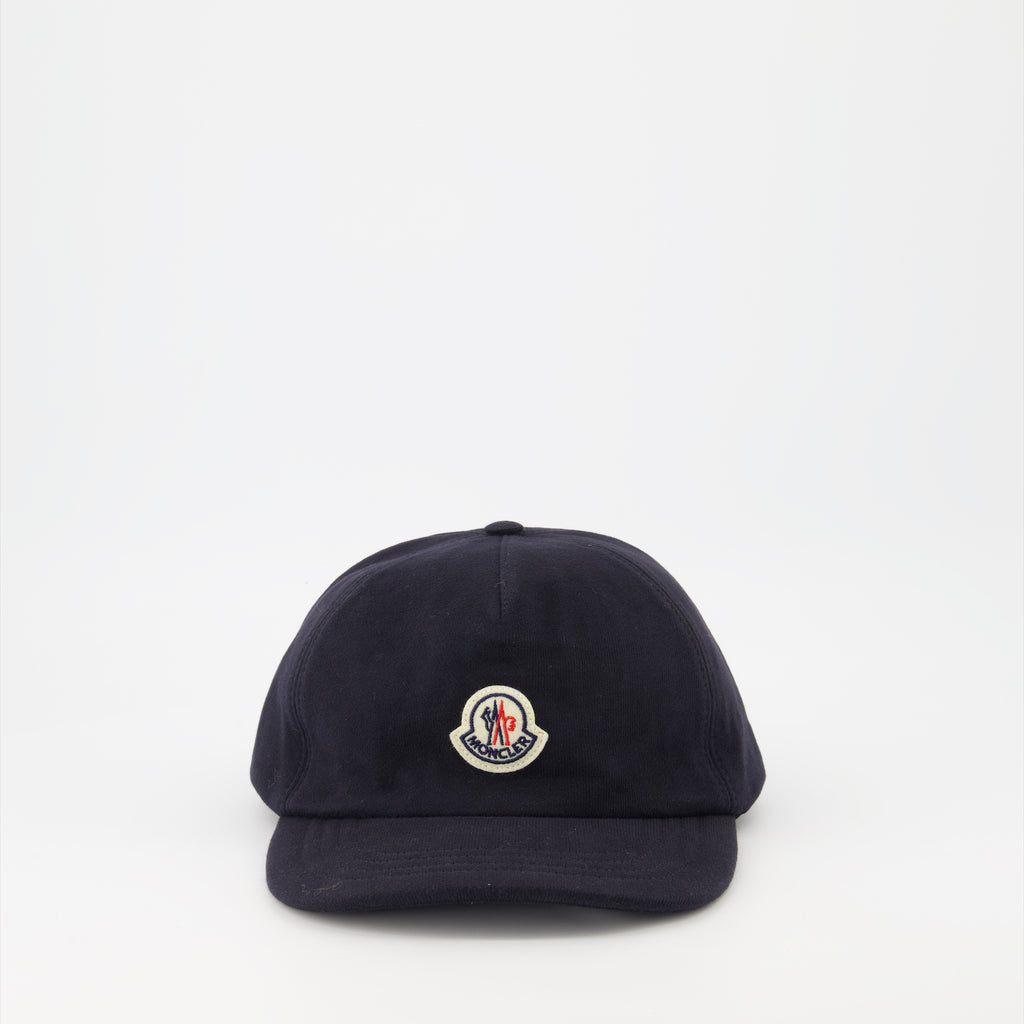 Chapeaux, casquettes et bonnets Casquette à logo Moncler Bleu Homme