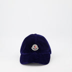 Chapeaux, casquettes et bonnets Casquette en velours Moncler Bleu Femme