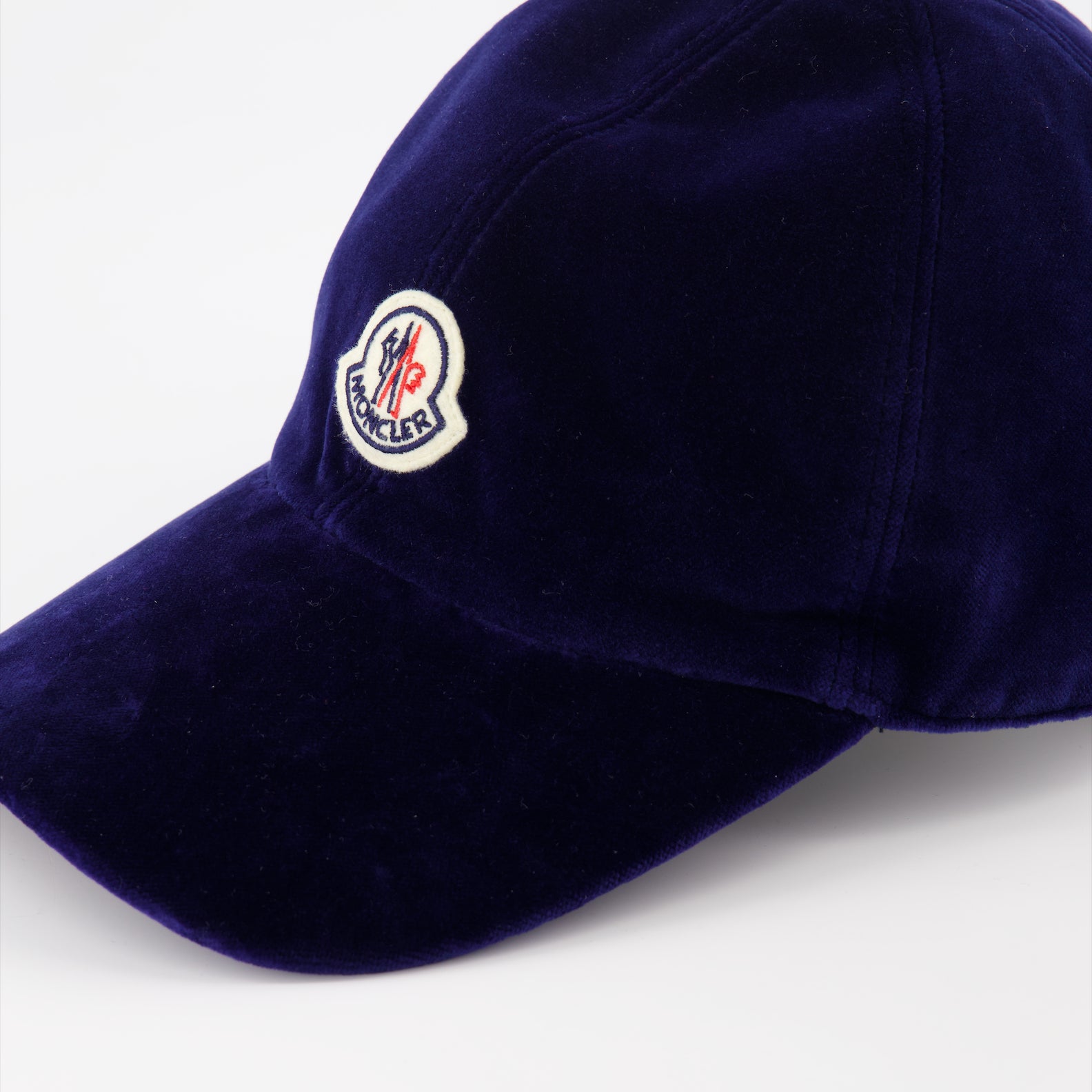 Chapeaux, casquettes et bonnets Casquette en velours Moncler Bleu Femme