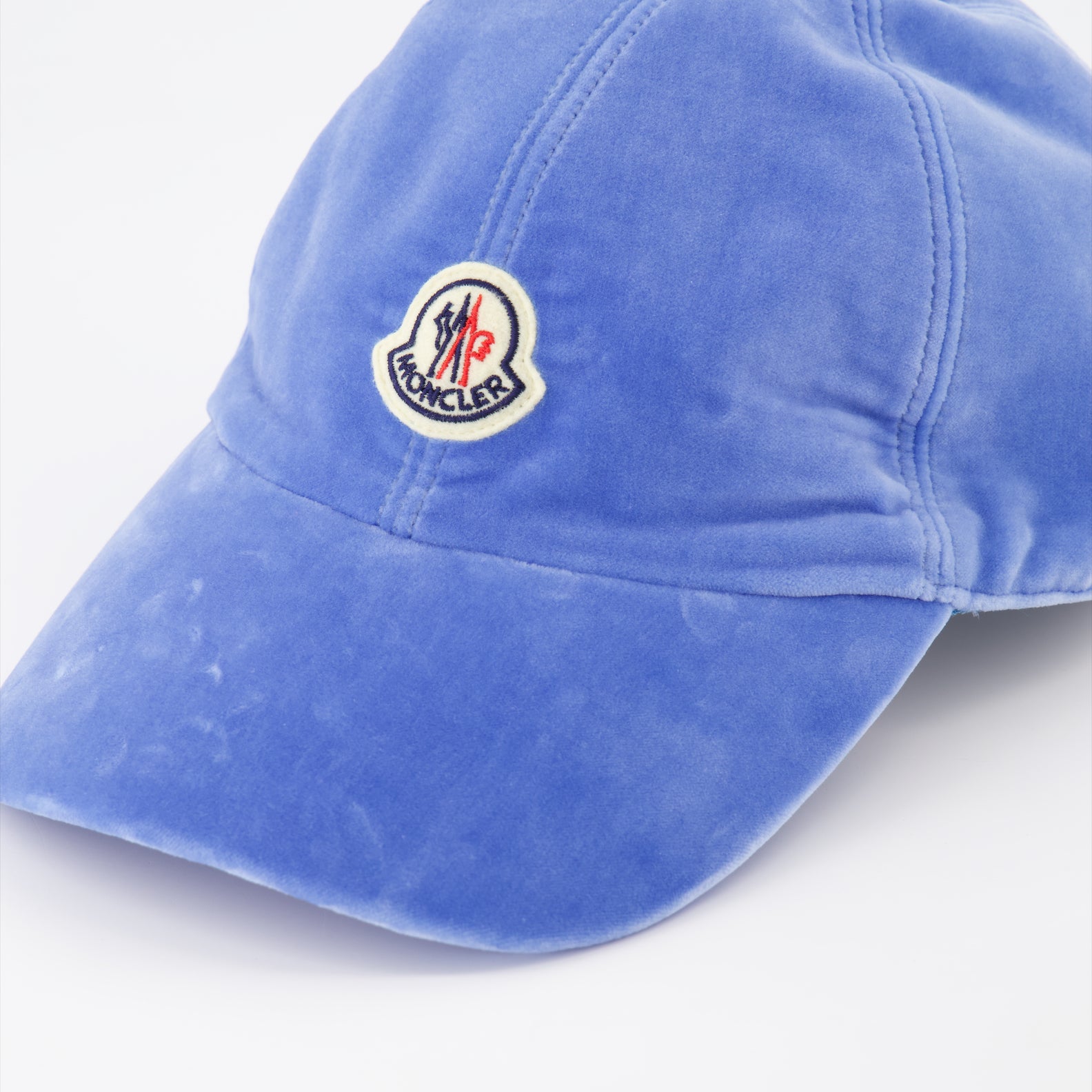 Chapeaux, casquettes et bonnets Casquette en velours Moncler Bleu Femme