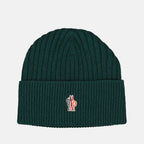 Hats, caps and beanies Logo beanie Moncler Grenoble Green Man