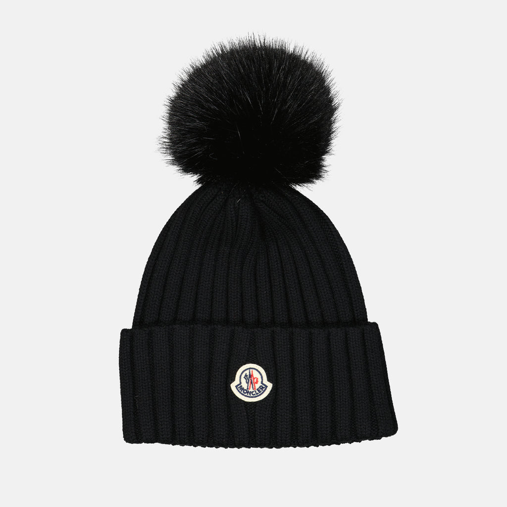 Hats, caps and beanies Pom-pom hat Moncler Black Women