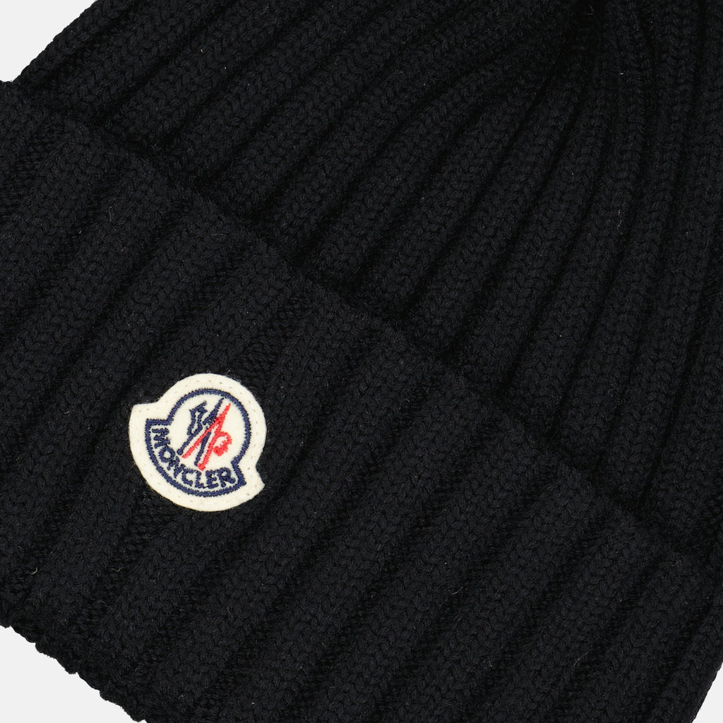 Hats, caps and beanies Pom-pom hat Moncler Black Women