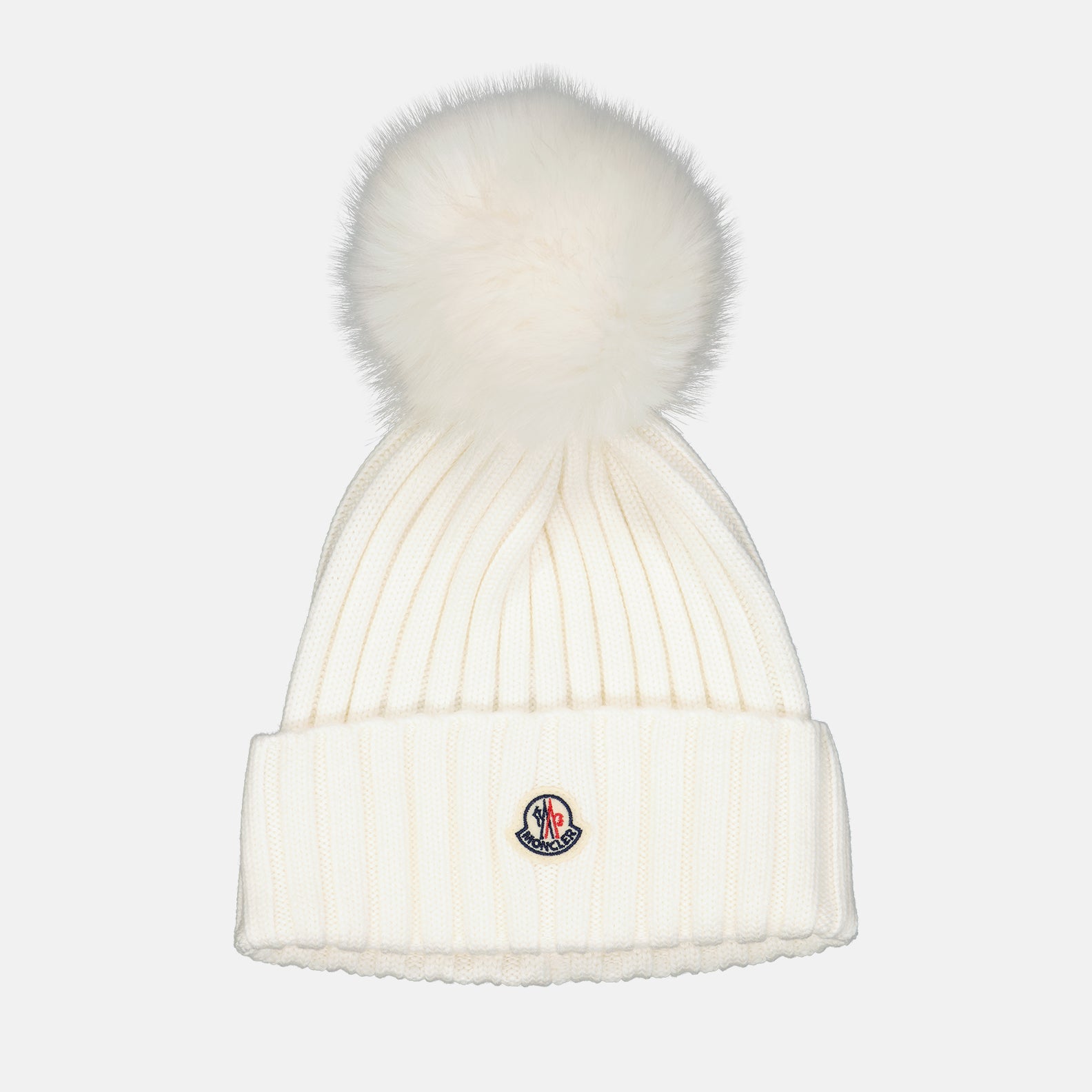 Hats, caps and beanies Pom-pom hat Moncler White Women