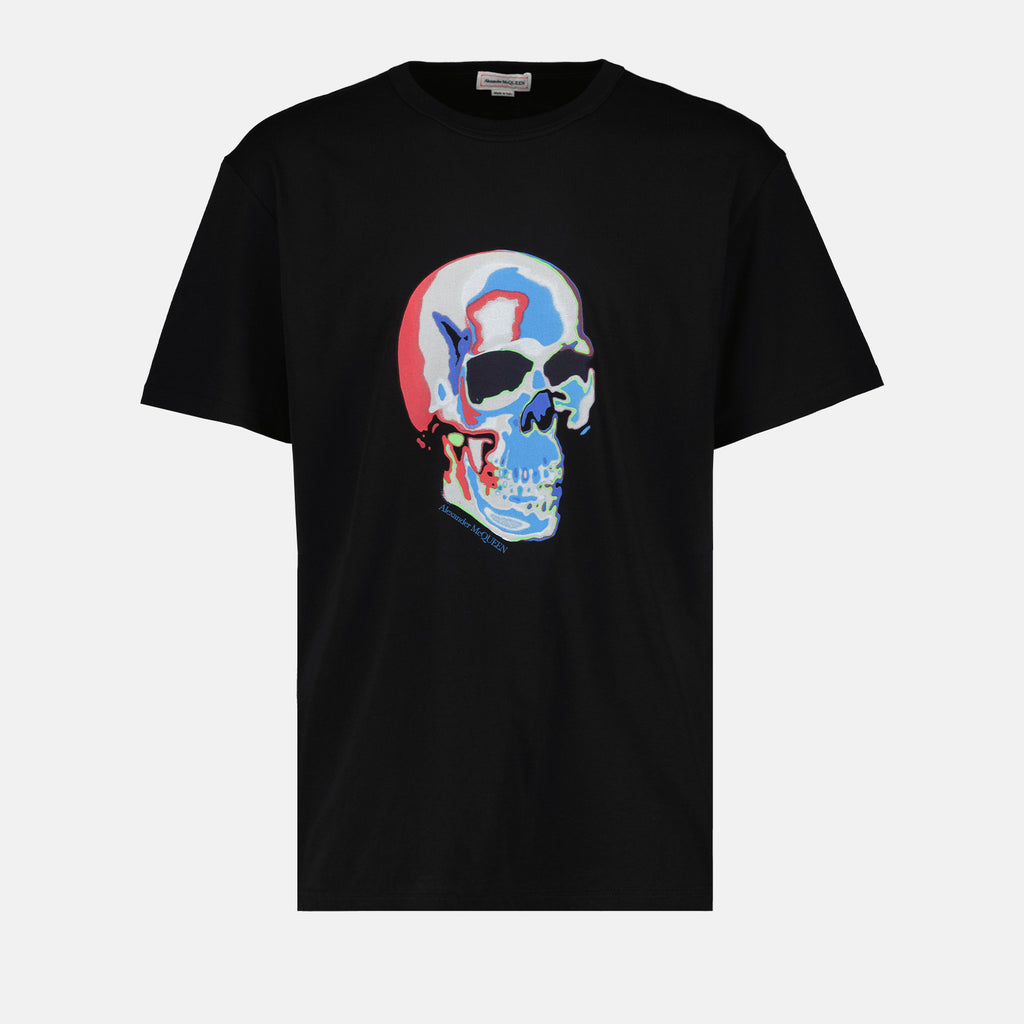 Tシャツ スカルTシャツ Alexander McQueen 黒 男