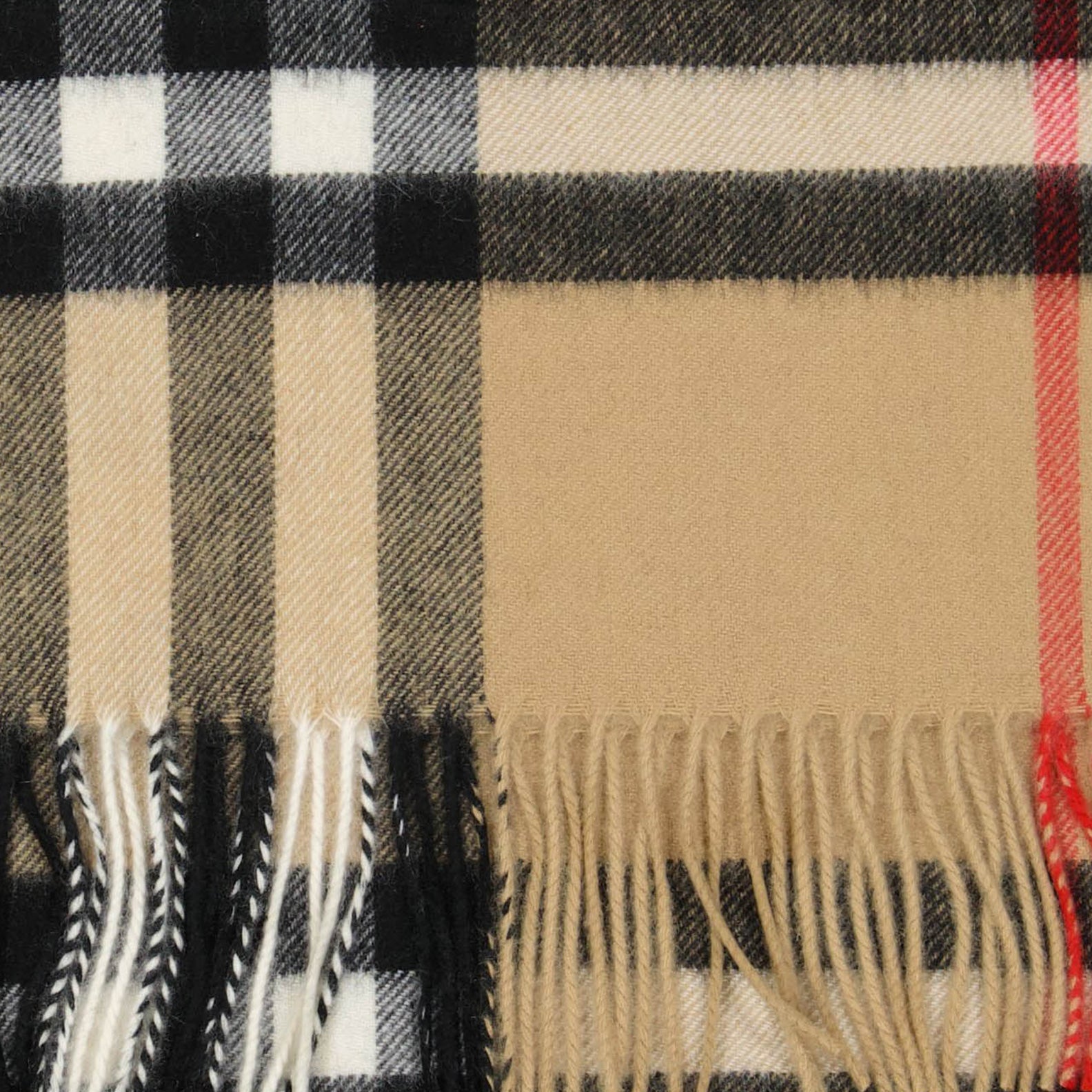 Écharpes, foulards et gants Écharpe à carreaux Burberry Beige Femme