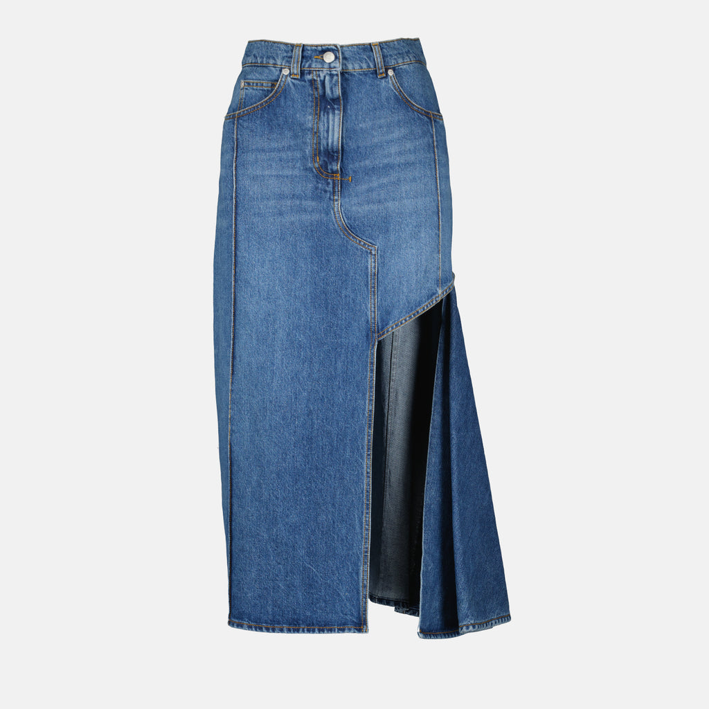 Jupes Jupe en denim Alexander McQueen Bleu Femme