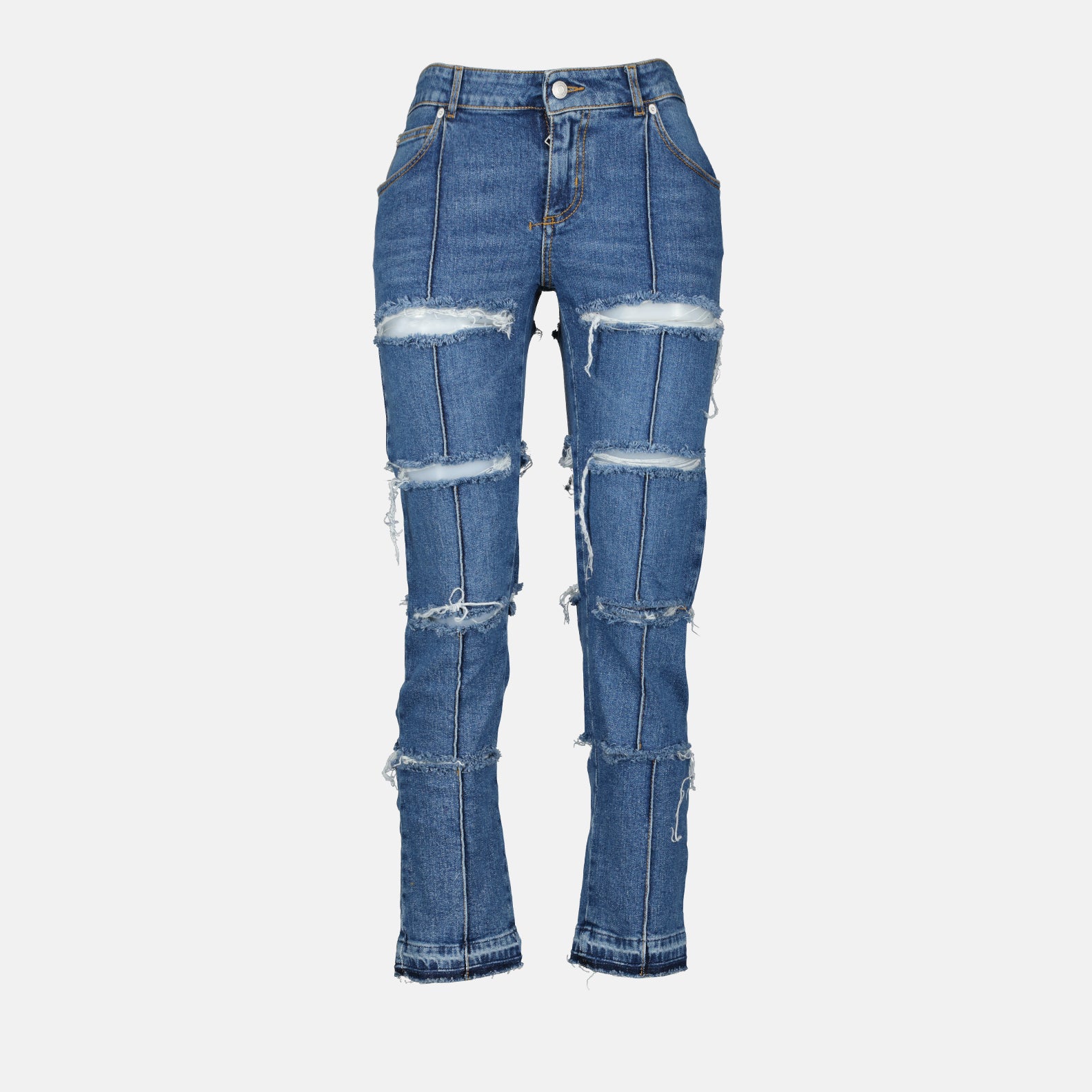 Pants Jean Pants Alexander McQueen Blue Women