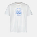 T-shirt T-shirt Skull Alexander McQueen Bianco Homme
