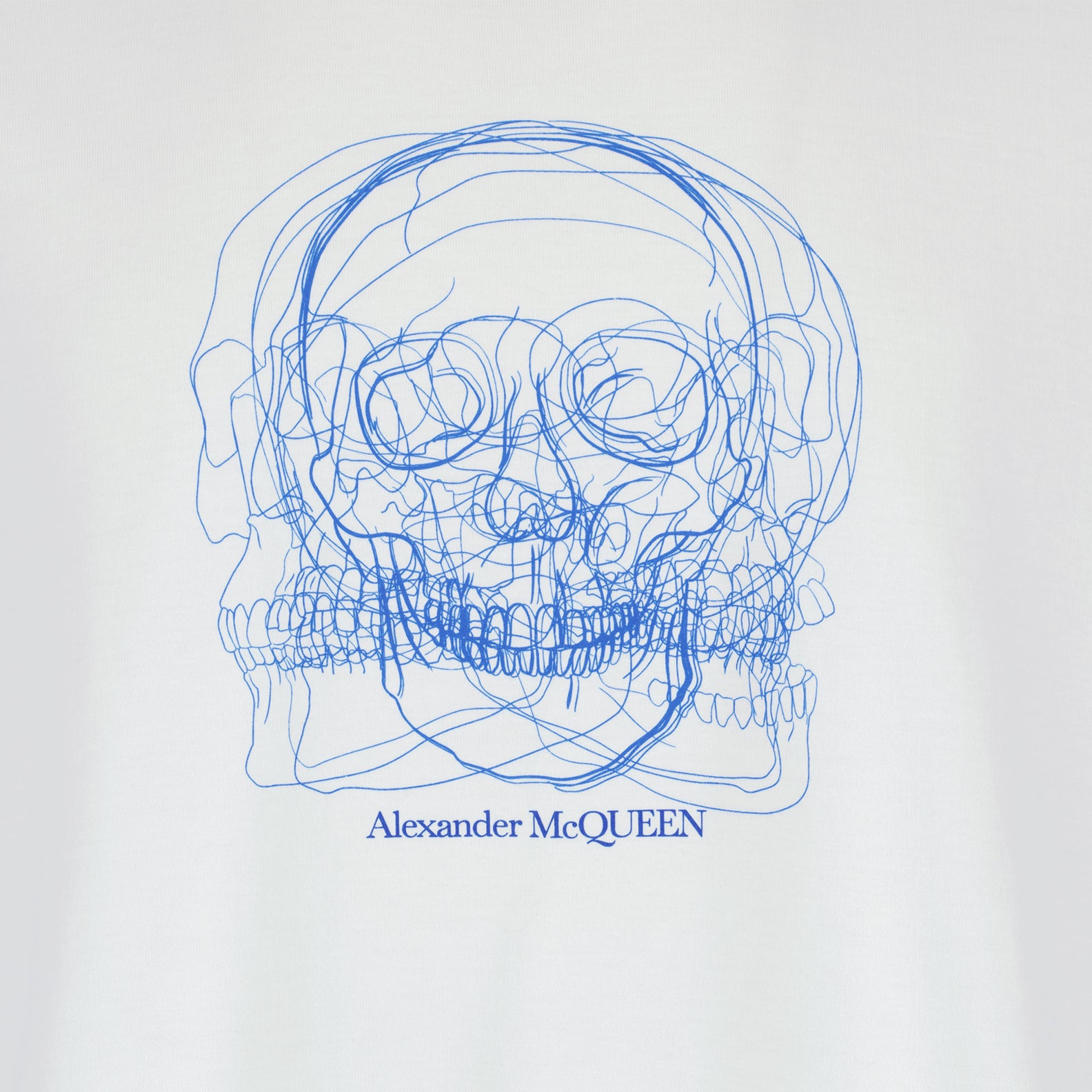 T-shirt T-shirt Skull Alexander McQueen Bianco Homme