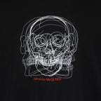 Tシャツ スカルTシャツ Alexander McQueen 黒 男