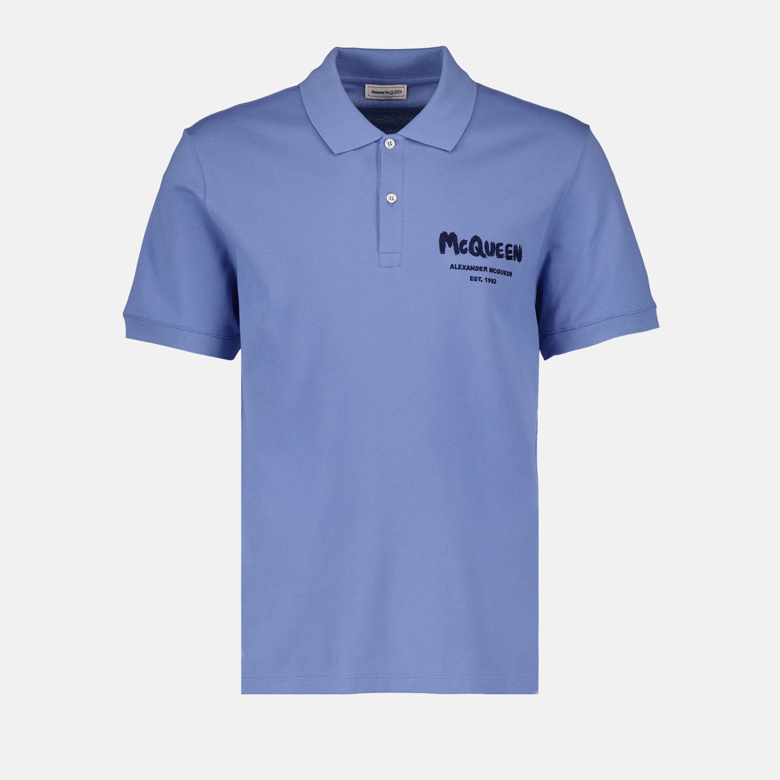 Polos Polo Graffiti Alexander McQueen Azul Homme