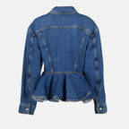 Jacken Veste en denim Alexander McQueen Blau Femme