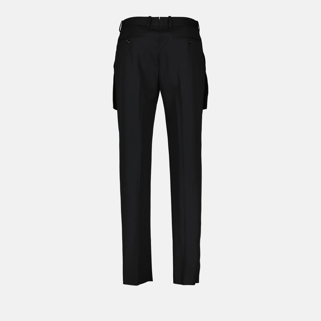 Pantalons Pantalon à poches apparentes Alexander McQueen Noir Homme