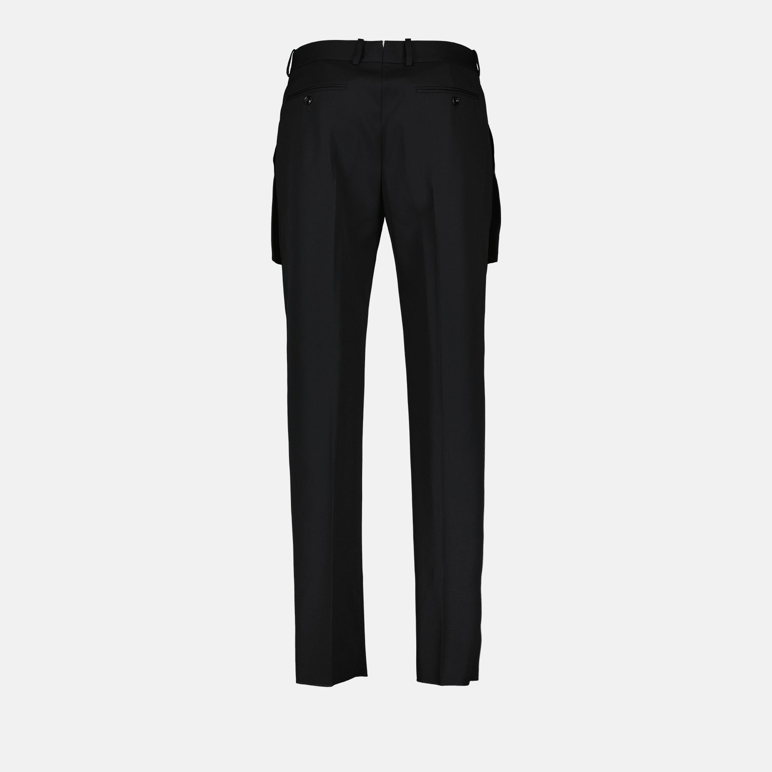 Pantalones Pantalones con Bolsillos Visibles Alexander McQueen Negro Homme