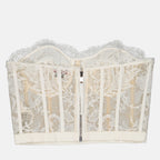 Tops Corset en dentelle Alexander McQueen Branco Femme