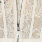 Tops Corset en dentelle Alexander McQueen Branco Femme
