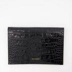 Pochettes Minaudière Skull Alexander McQueen Noir Femme