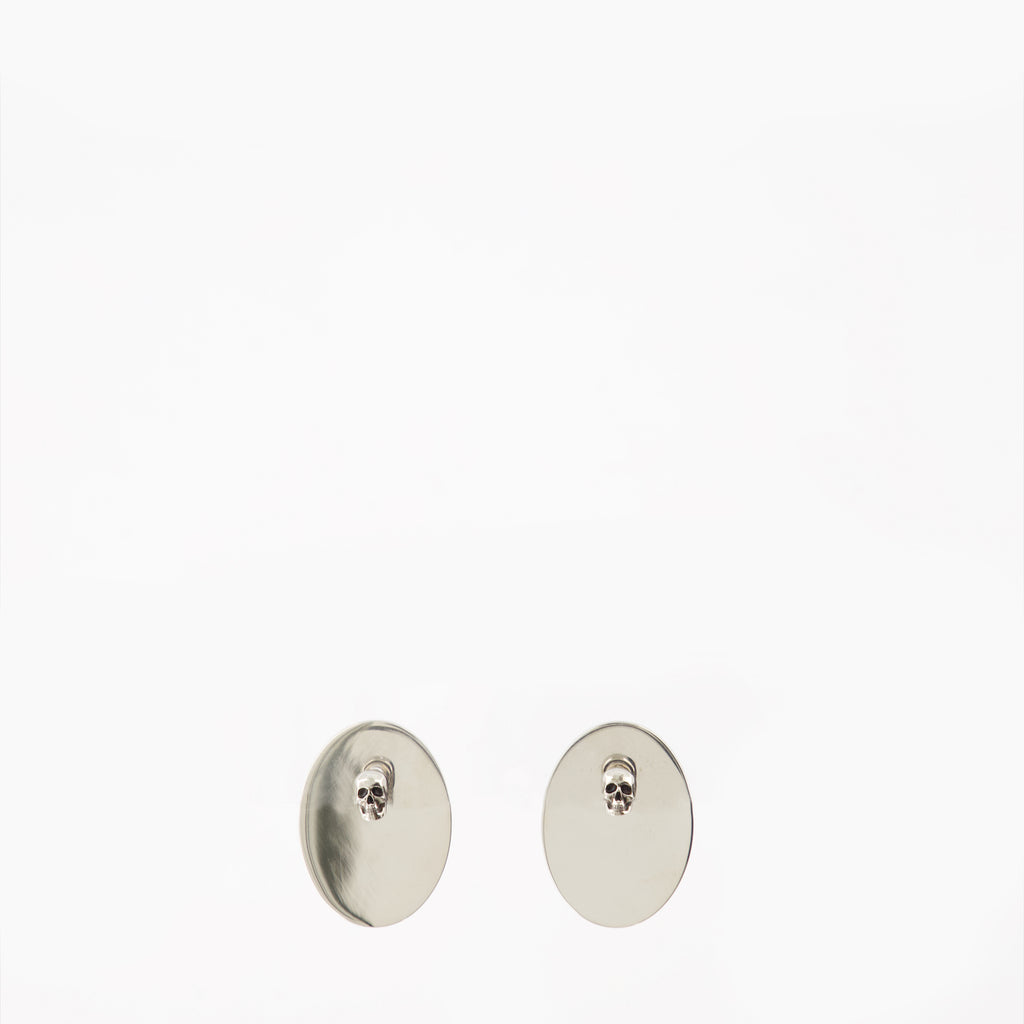 Bijoux Boucles d'oreilles The Faceted Stone Alexander McQueen Argenté Femme