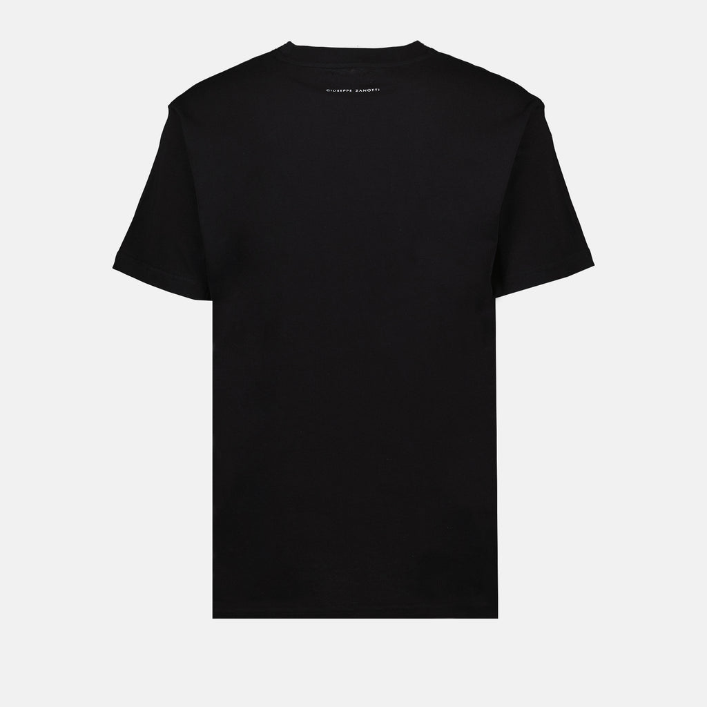 Camisetas T-shirt LR-20 Giuseppe Zanotti Negro Homme
