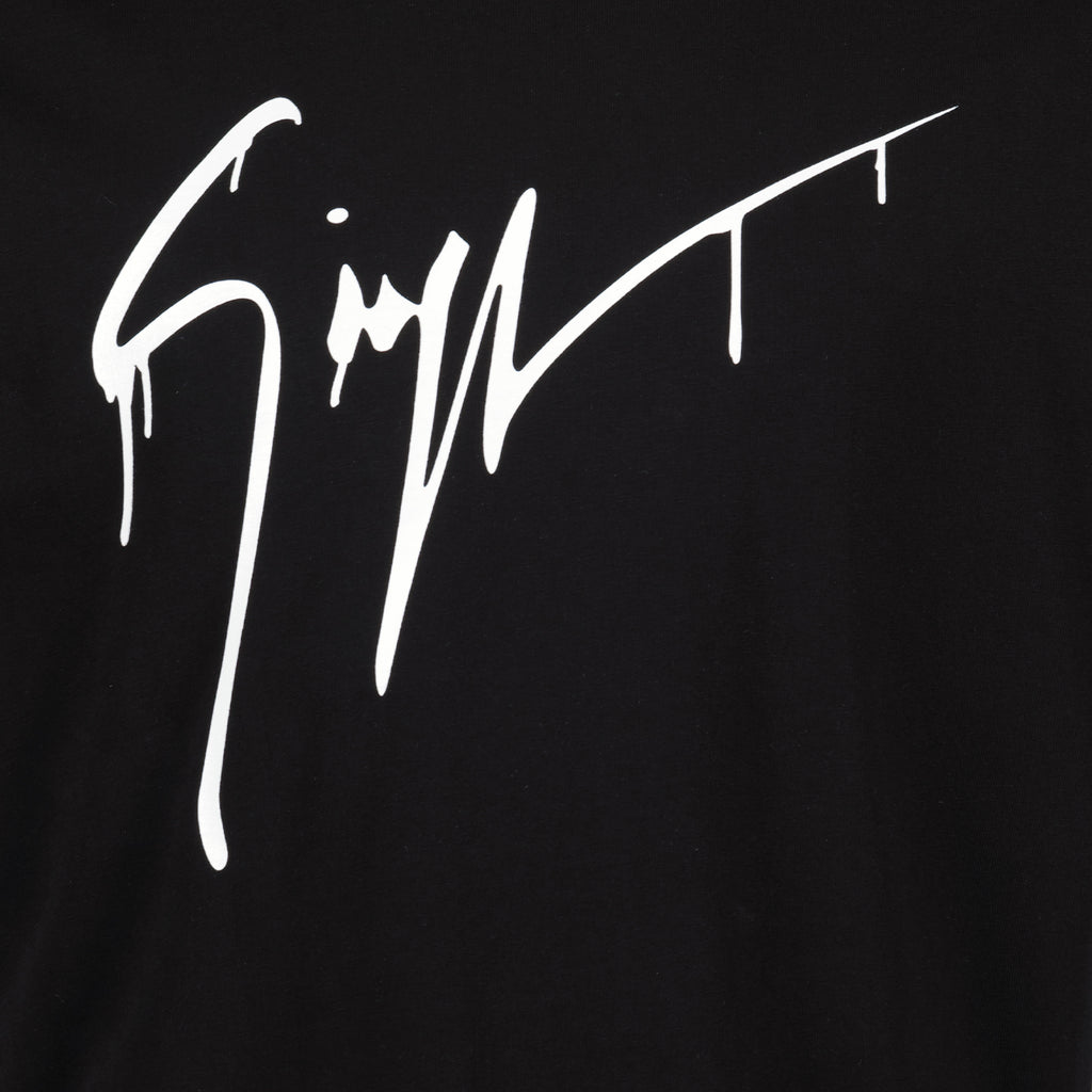 Camisetas T-shirt LR-20 Giuseppe Zanotti Negro Homme