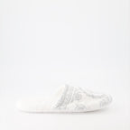 Roupa íntima e homewear Chaussons Medusa Versace Branco Unissex