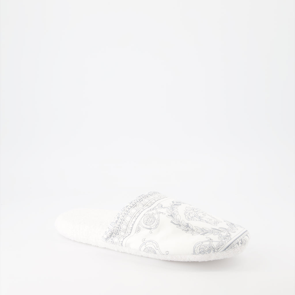 Roupa íntima e homewear Chaussons Medusa Versace Branco Unissex