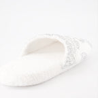 Roupa íntima e homewear Chaussons Medusa Versace Branco Unissex