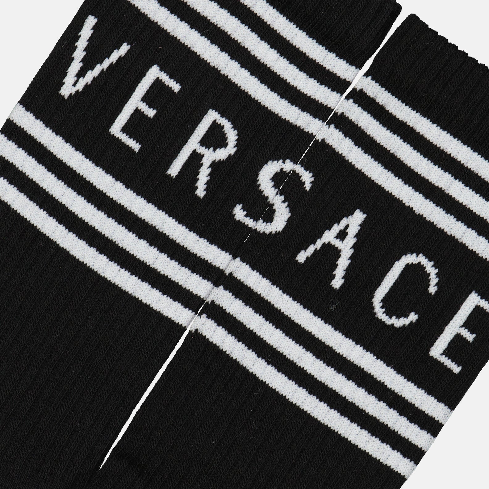 Roupa íntima e homewear Chaussettes 90s Vintage Logo Versace Preto Homme