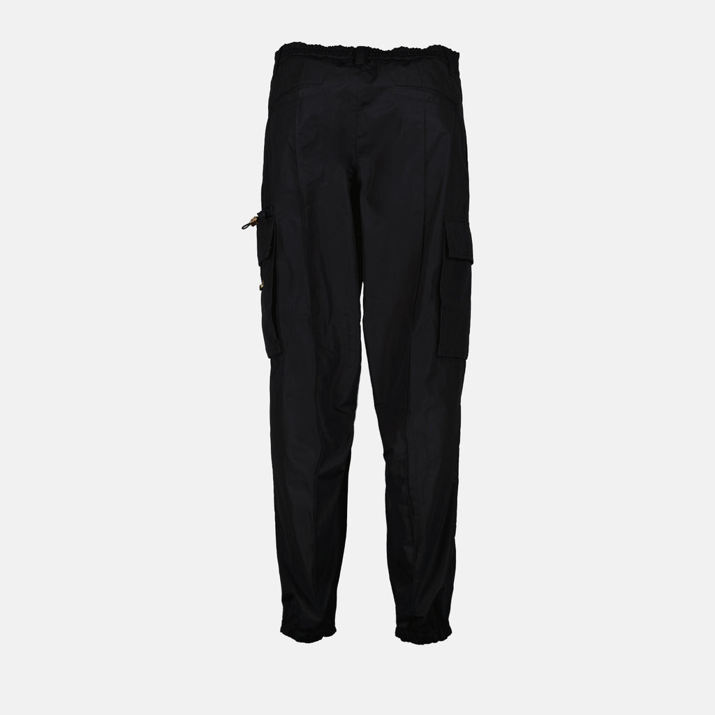 パンツ メデューサ ラ グレカ カーゴパンツ Versace 黒 男