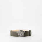 Cintos Ceinture Medusa Versace Verde Homme