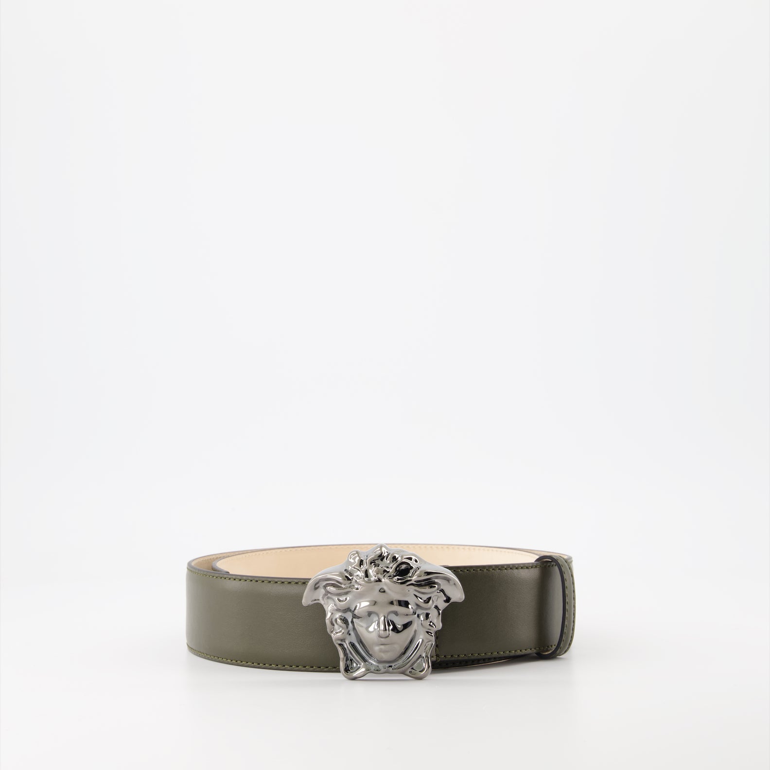 Cintos Ceinture Medusa Versace Verde Homme