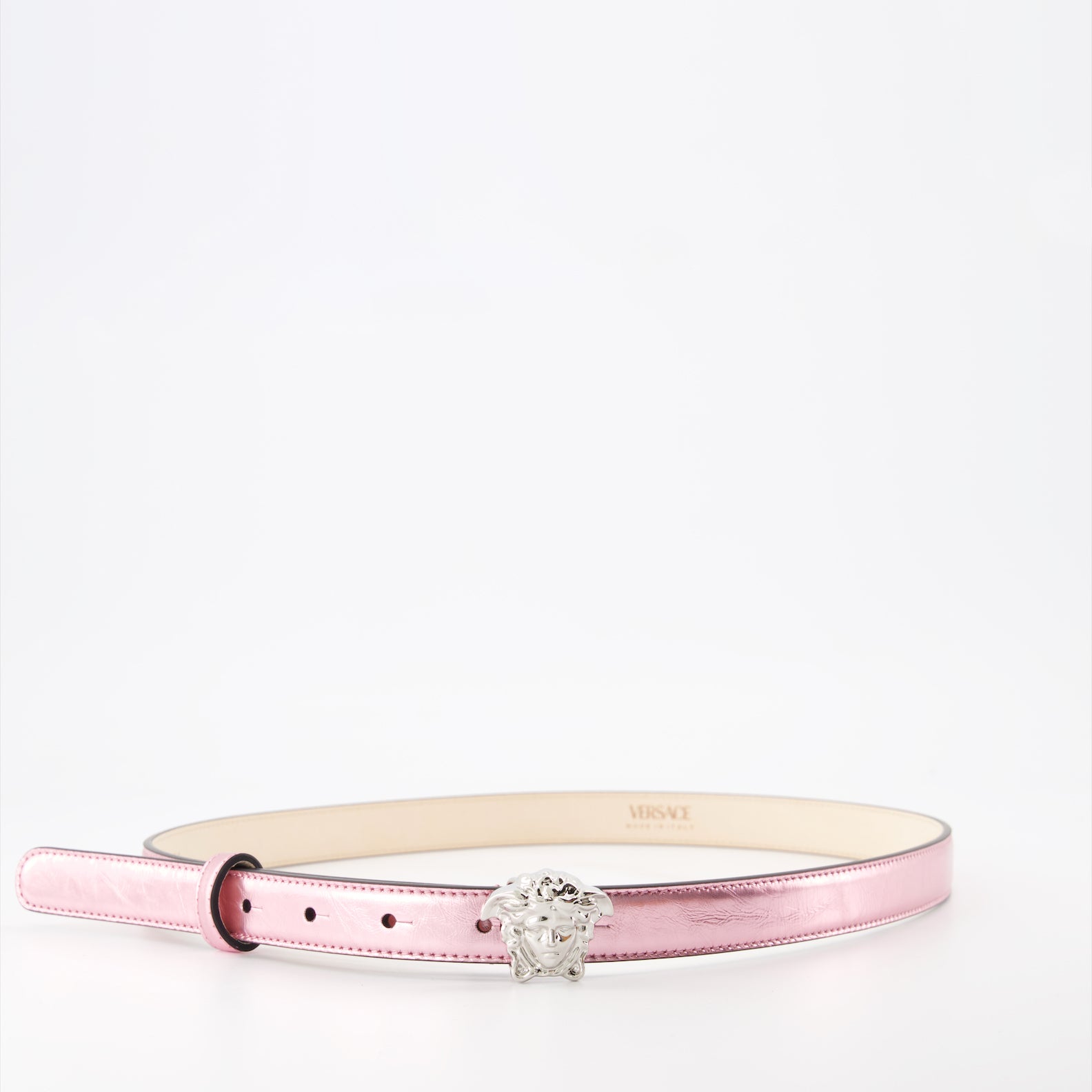 Cintos Ceinture La Medusa Versace Rosa Femme